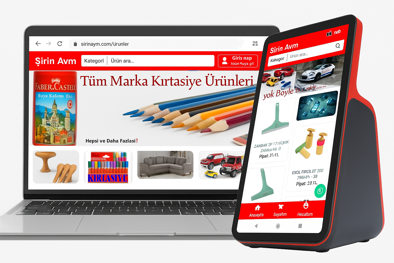 Toptancılar İçin B2B ve stok takibi programı seti.